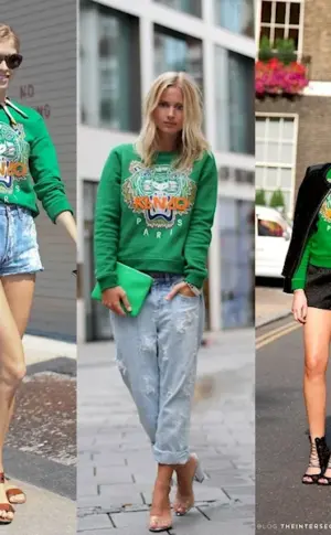 Image with green T-shirt