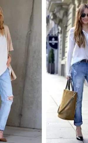 Image with light jeans