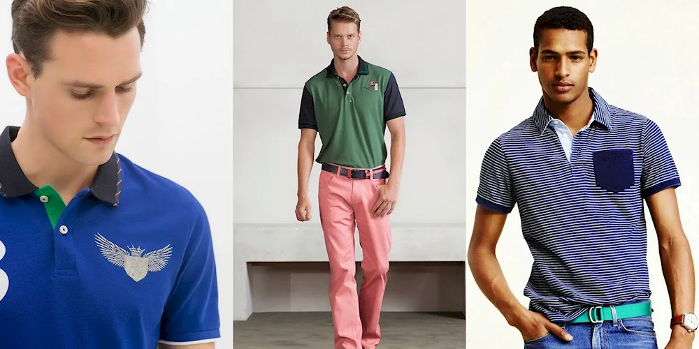 Men's polo looks with polo