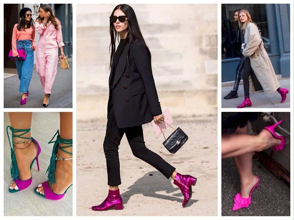 Fuchsia shoes