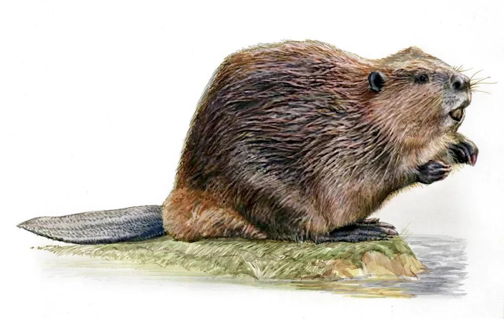 Beaver cartoon