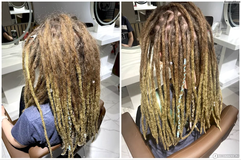 Very long dreadlocks