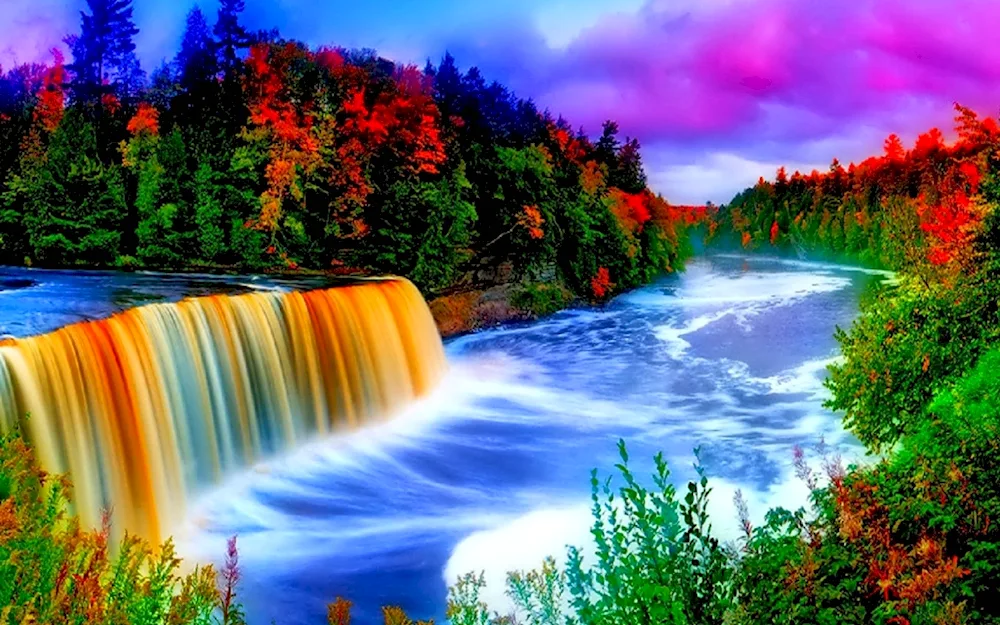 Beautiful waterfalls