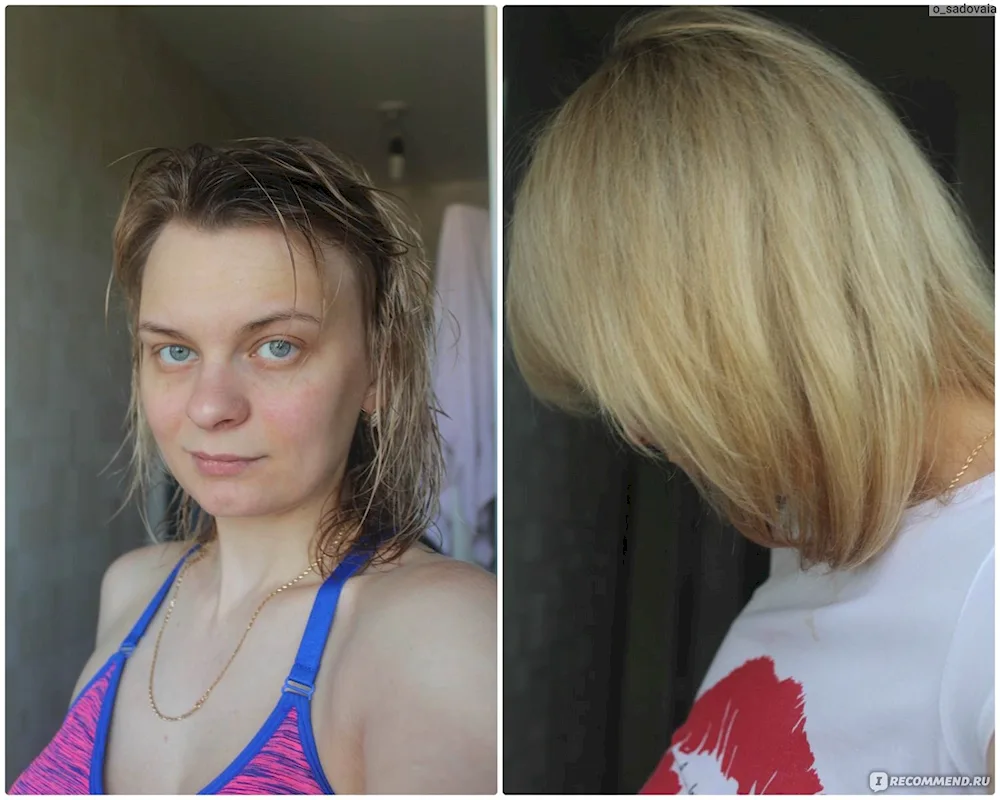 Burnt hair at the hairdresser