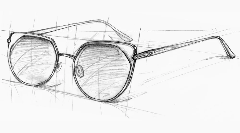 Goggles drawing