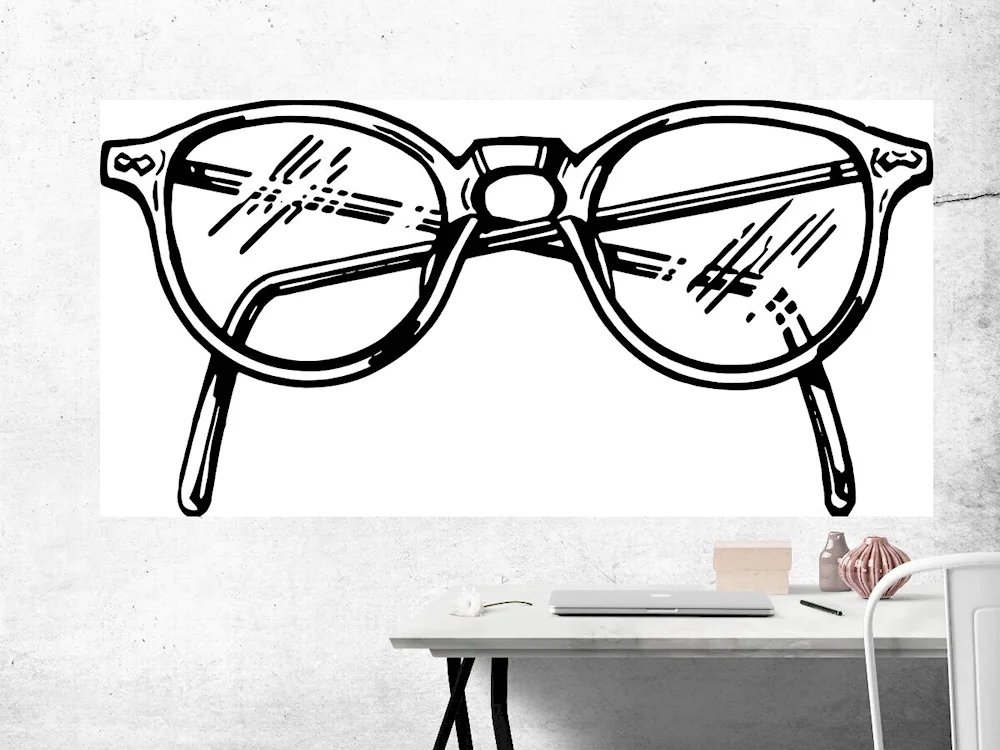 Goggles drawing