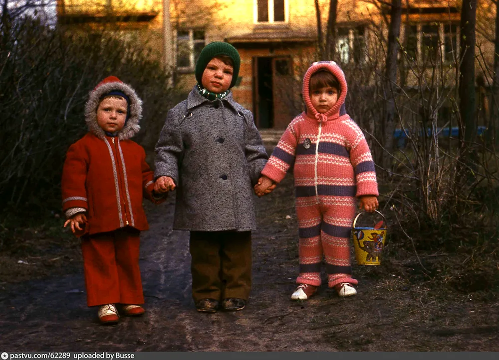 Soviet children's clothes in the USSR