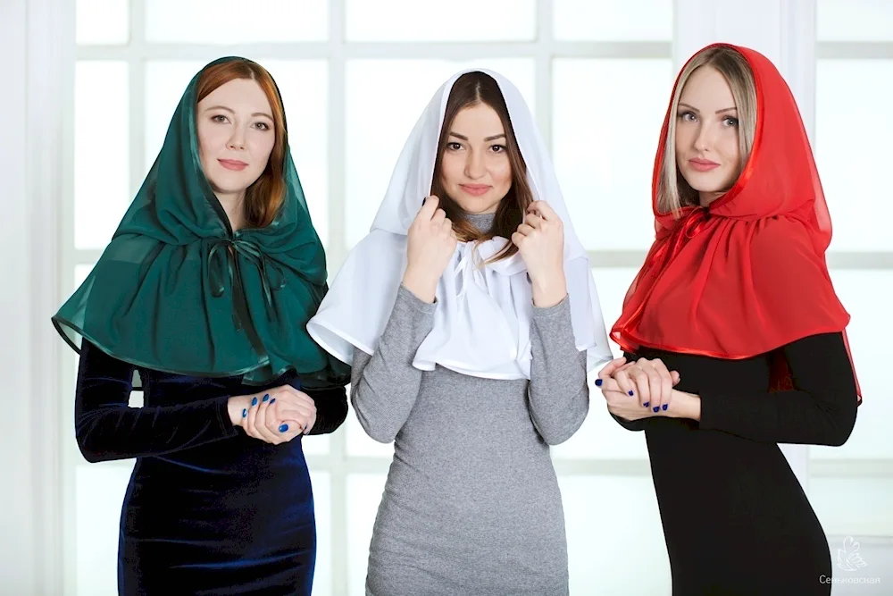 A stranger's headscarf