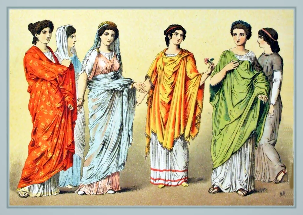 The clothing of Roman women in ancient Rome