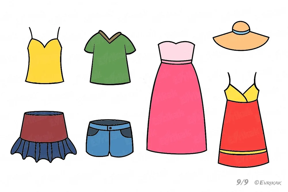 Clothes drawing