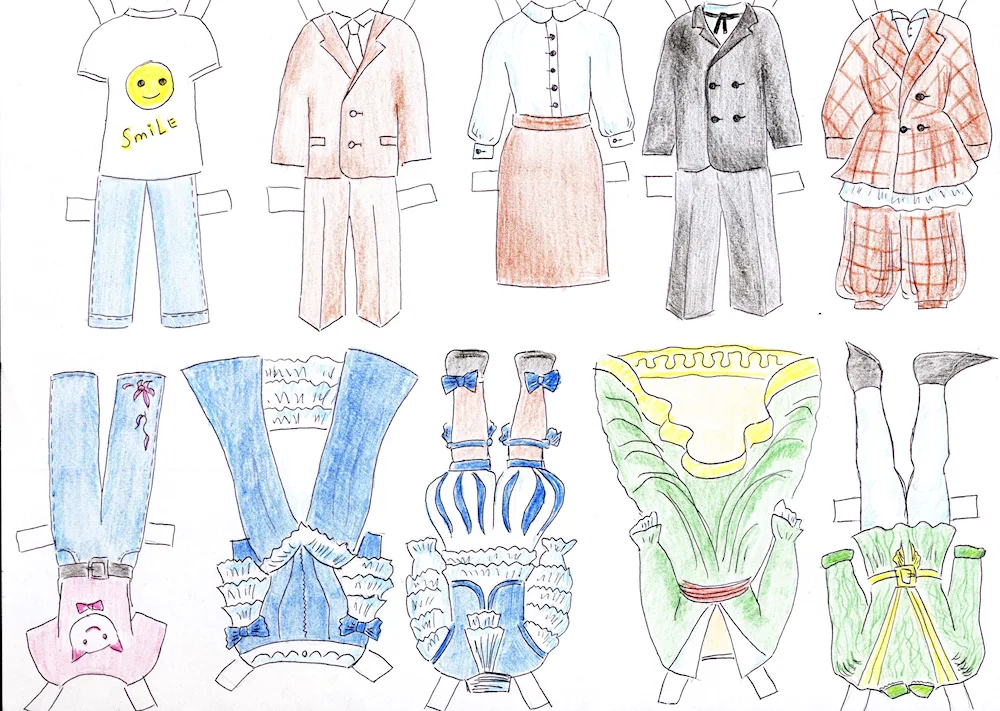 Clothes drawing