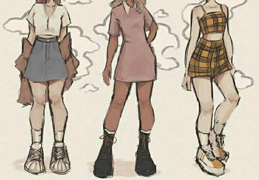 Dress drawing
