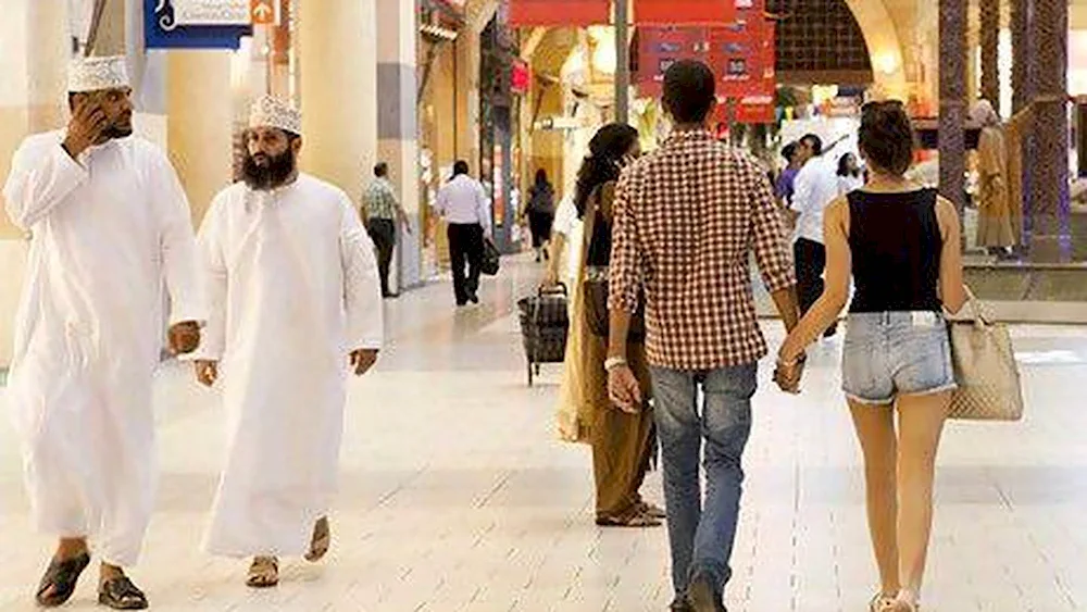 Tourist clothes in Abu Dhabi