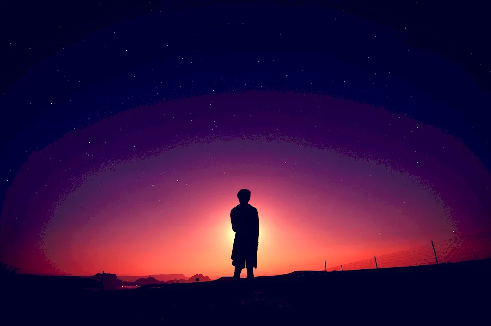 Lonely man guy