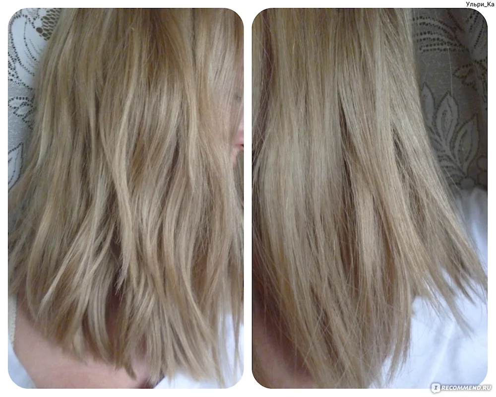 One-tone hair bleaching