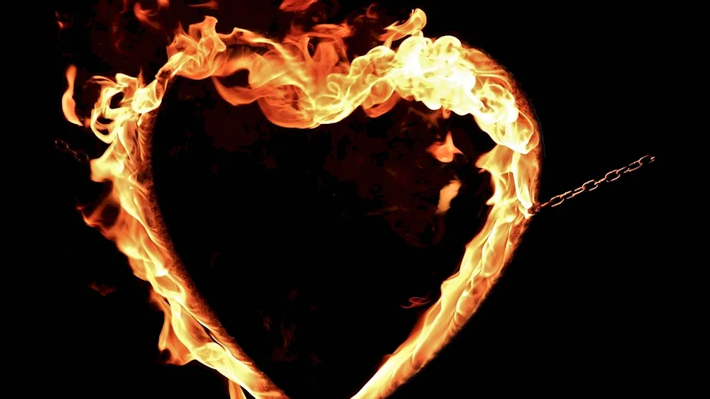 Flaming heart