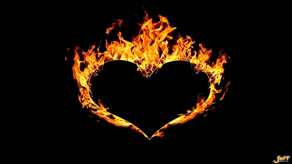 Burning heart