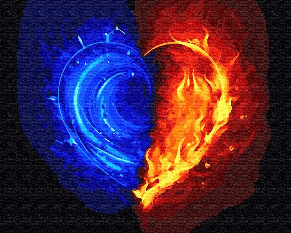 Fiery heart