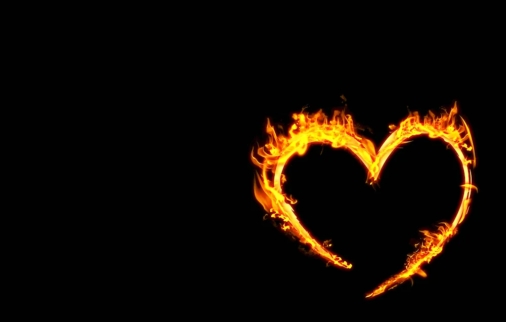 Burning heart