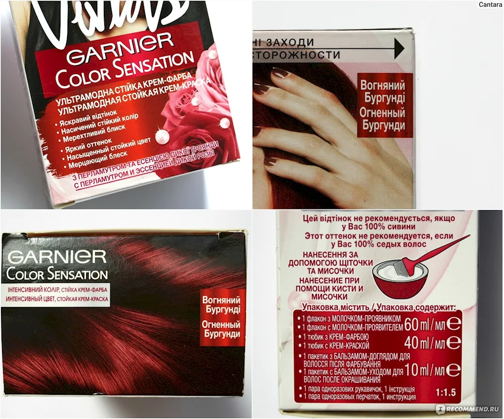 Fiery Burgundy 4. 62 Garnier
