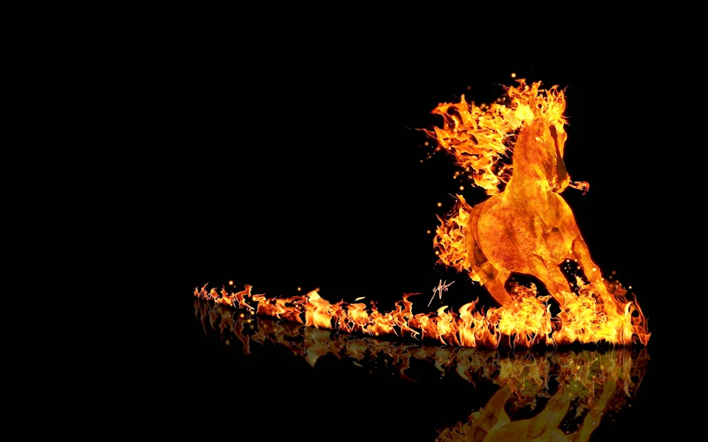 Fire horse