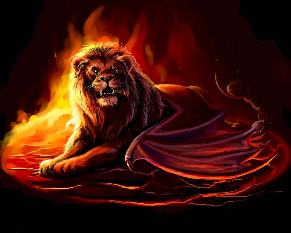 Fiery Lion