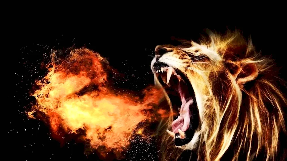 Fiery Lion