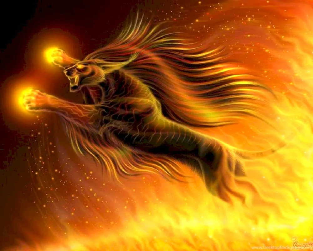 Fiery Lion
