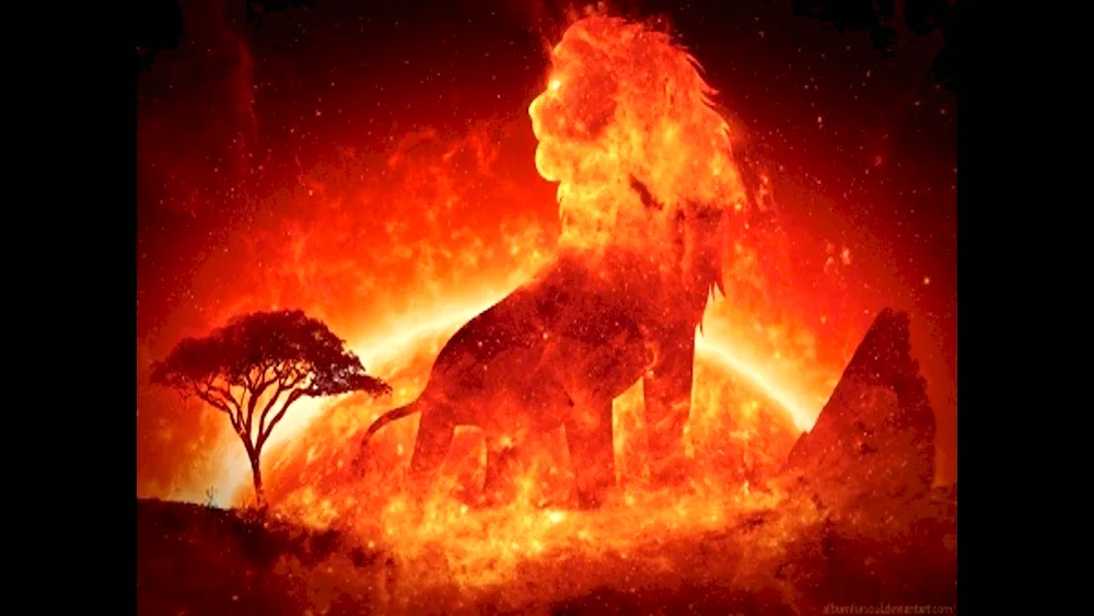 Fiery Lion