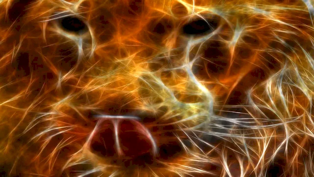 Fiery Lion