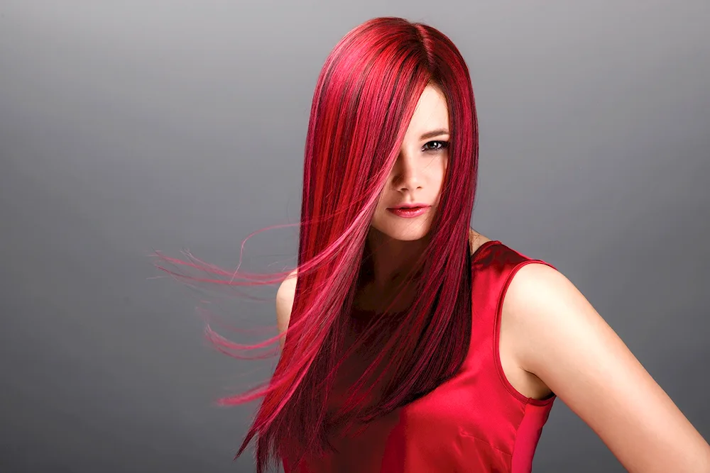 Red hair colouring