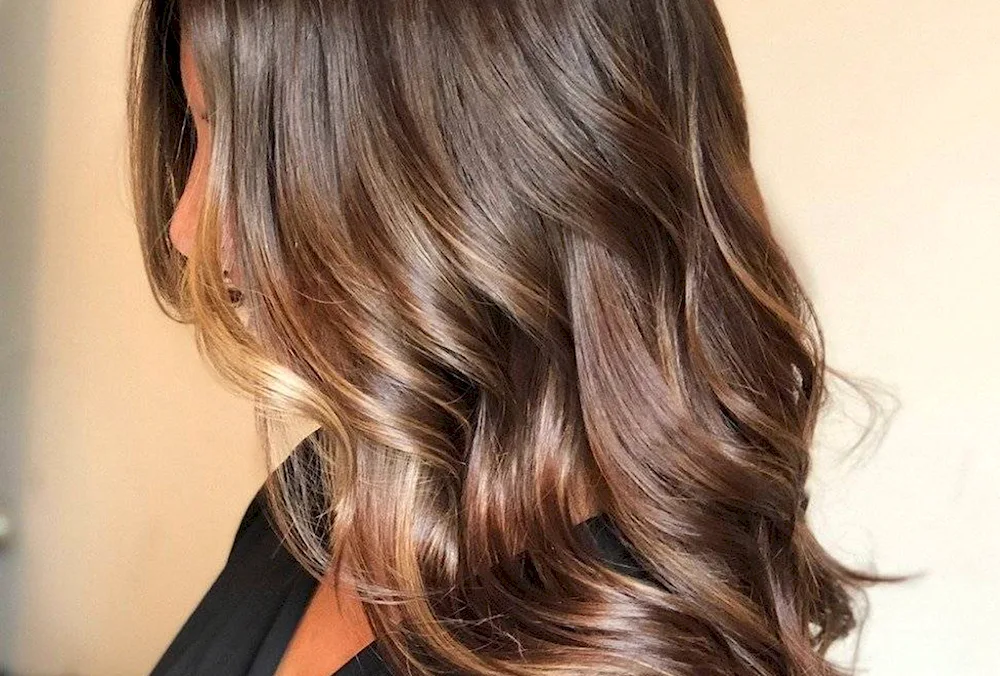Balayage colouring tinting