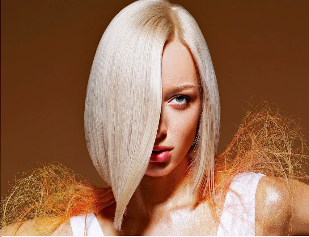 Blond hair colouring