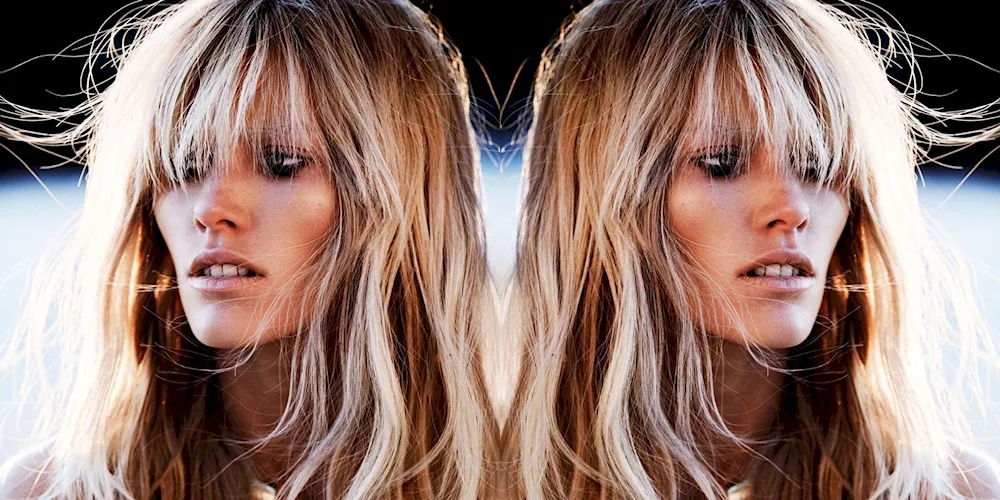 Blond with dark strands