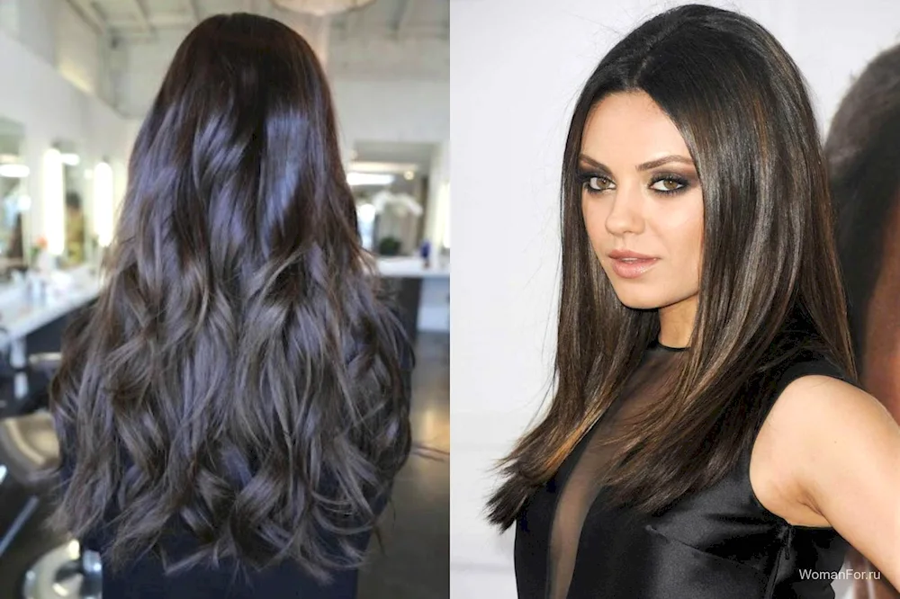 Dark hair colouring for brunettes