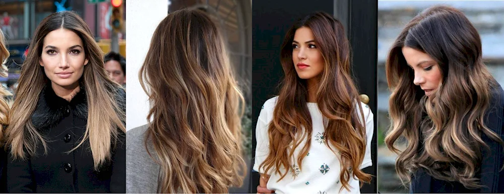Brownout effect on brown hair