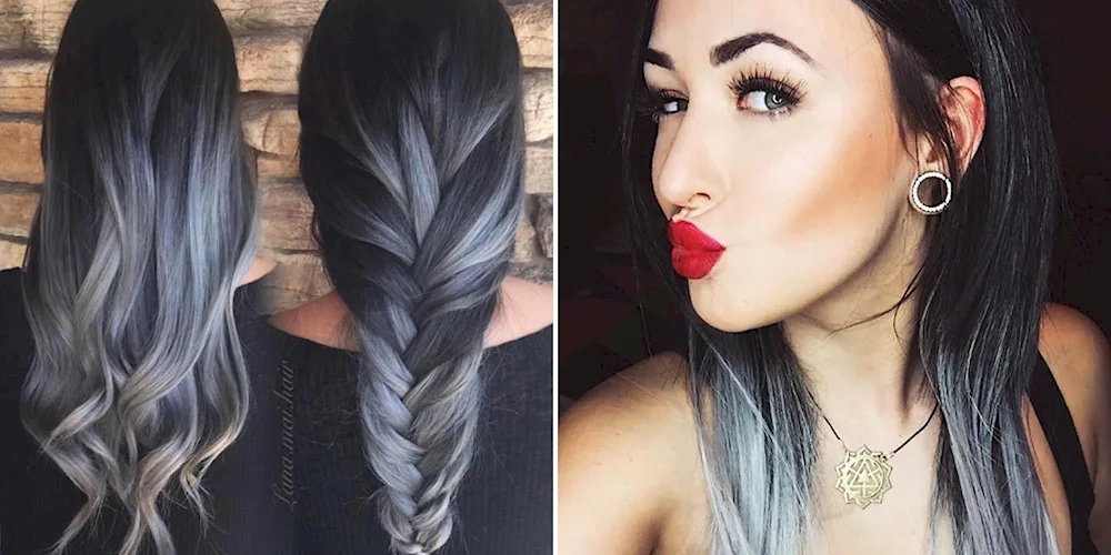 Black hair colouring for black hair