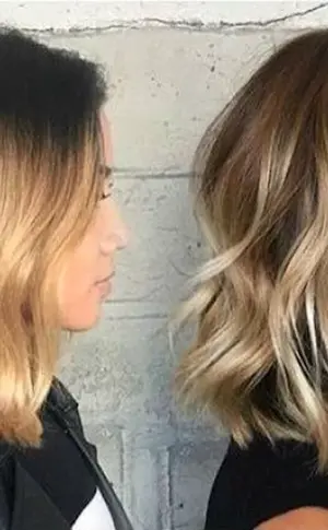 Colouring on fine hair for volume