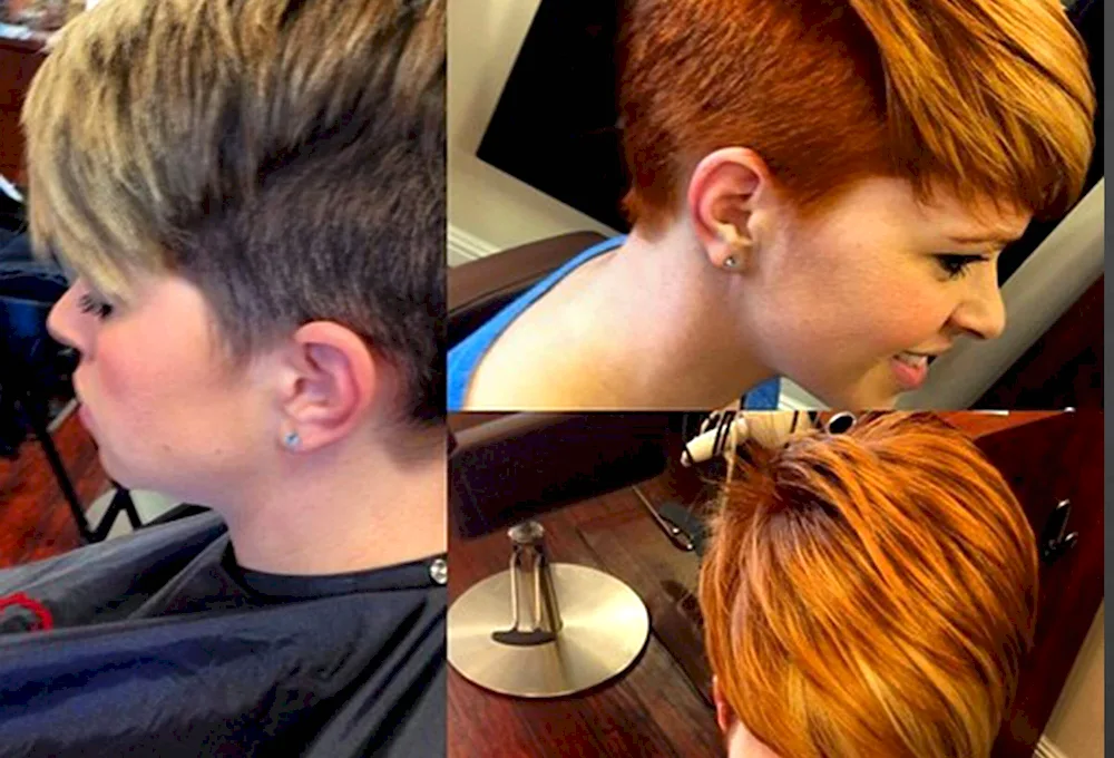 Pixie colouring for short hair