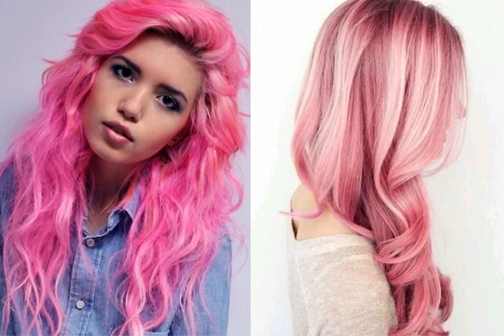 Colouring with pink strands