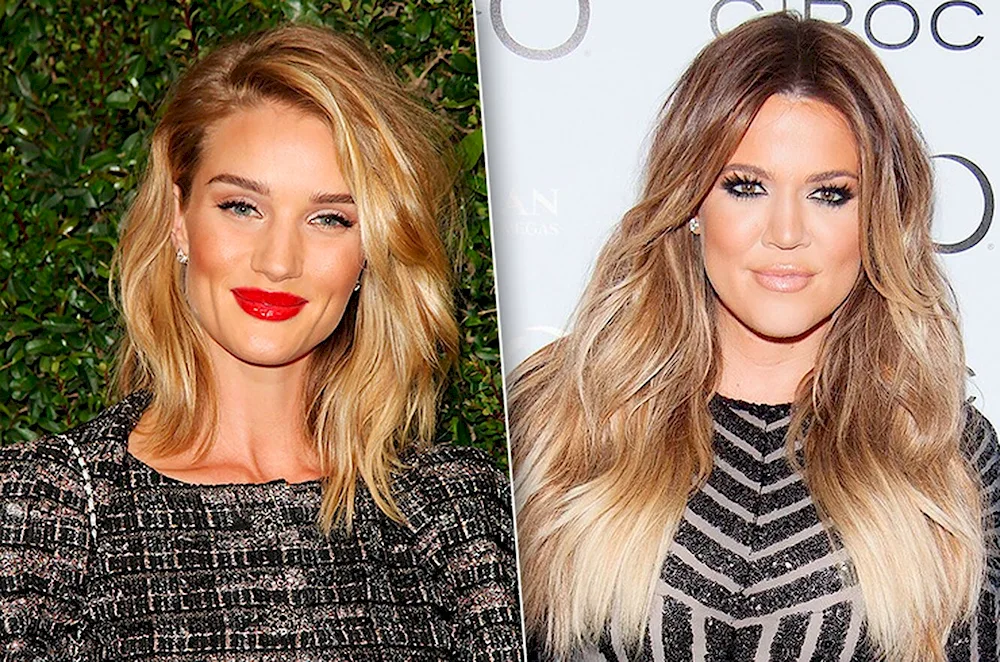Balayage colouring with dark roots