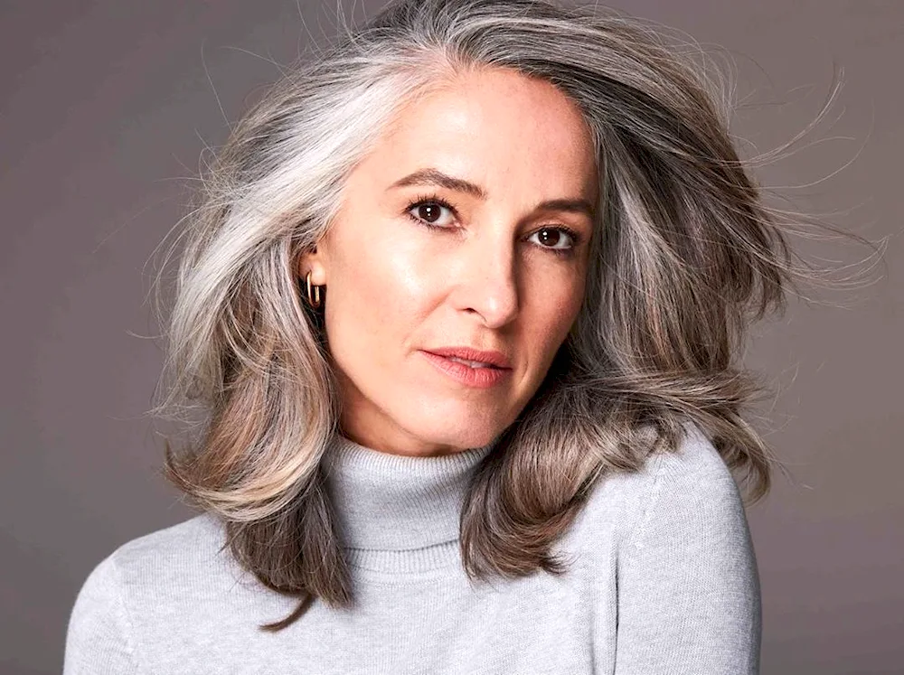 Grey hair colouring