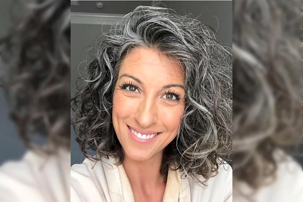 Silver Grey hair colouring