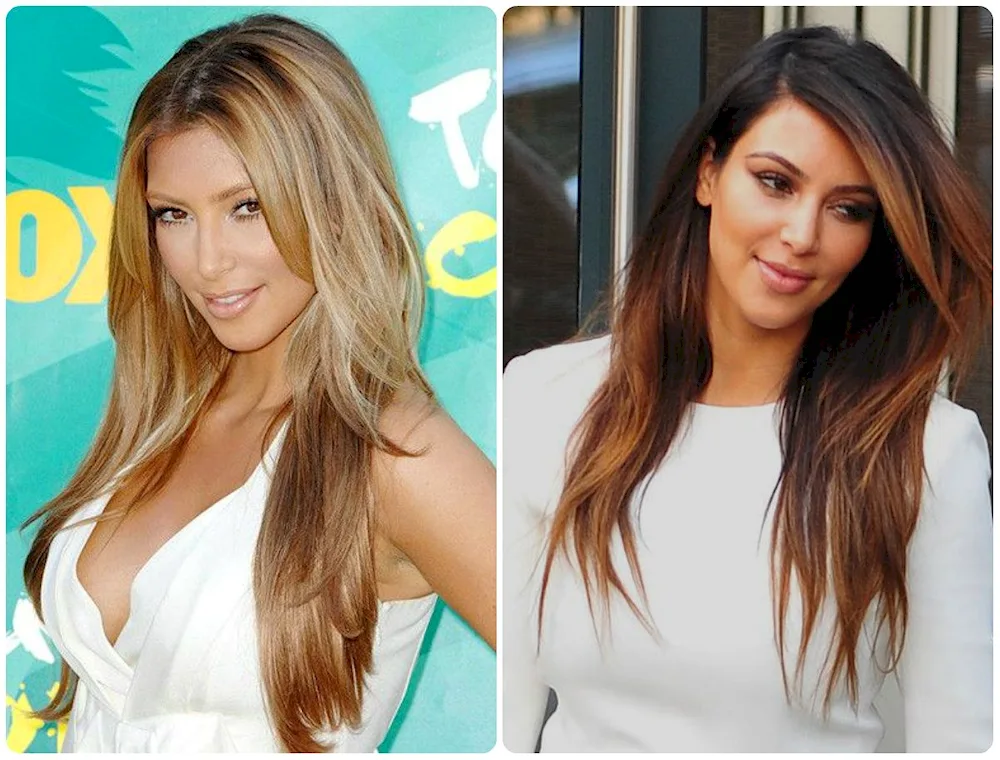 Dark roots and blonde ends
