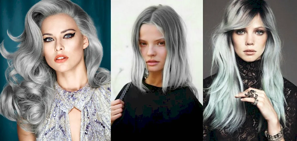 Grey hair colouring