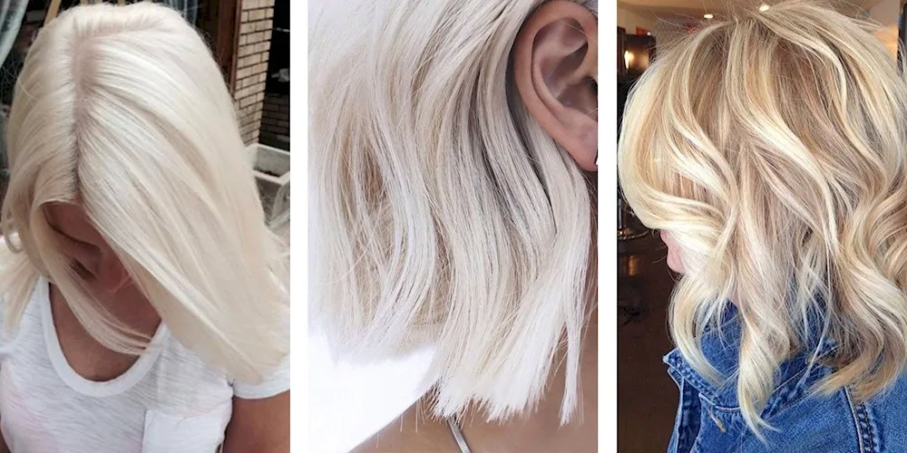 Blond hair colouring