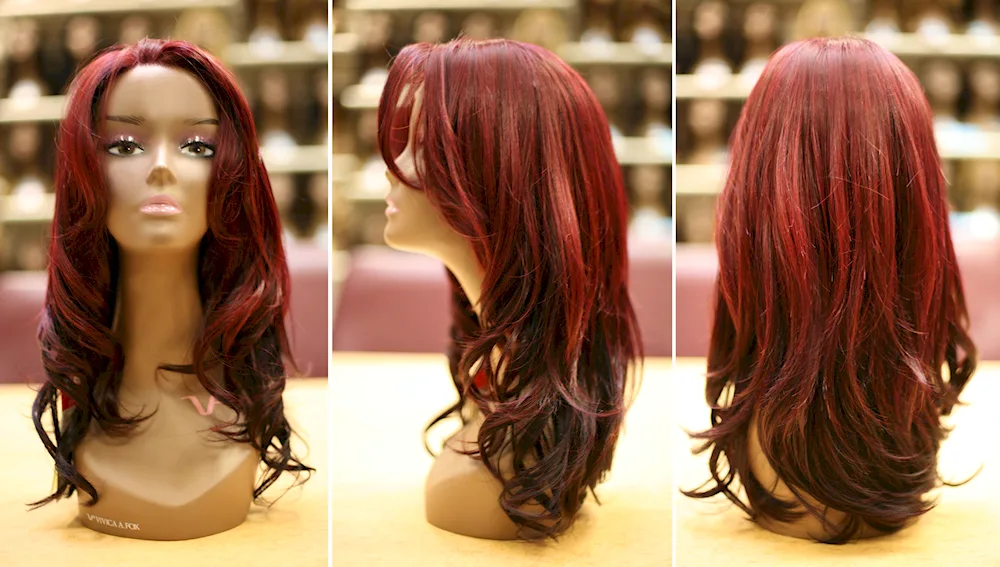 Cherry cola hair colouring