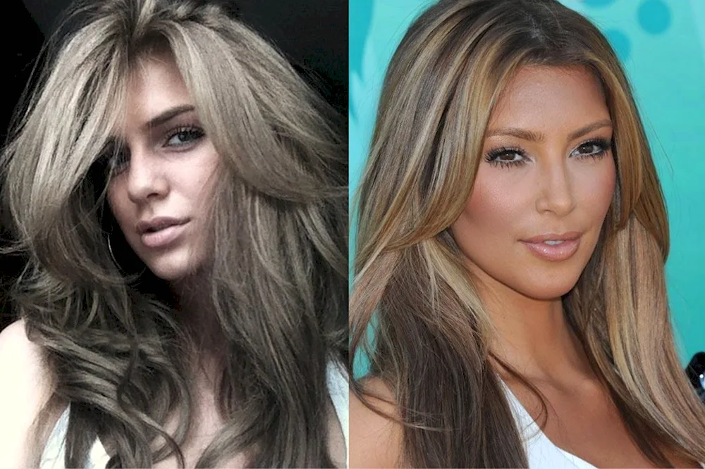 Cold shades hair colour