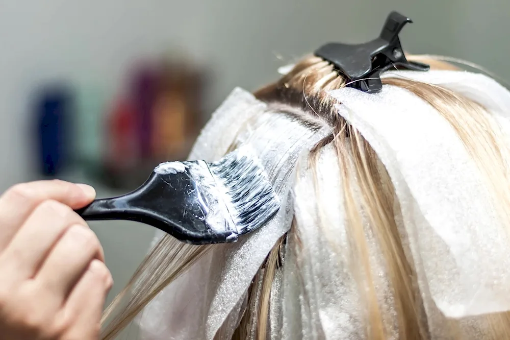 Hair colouring process