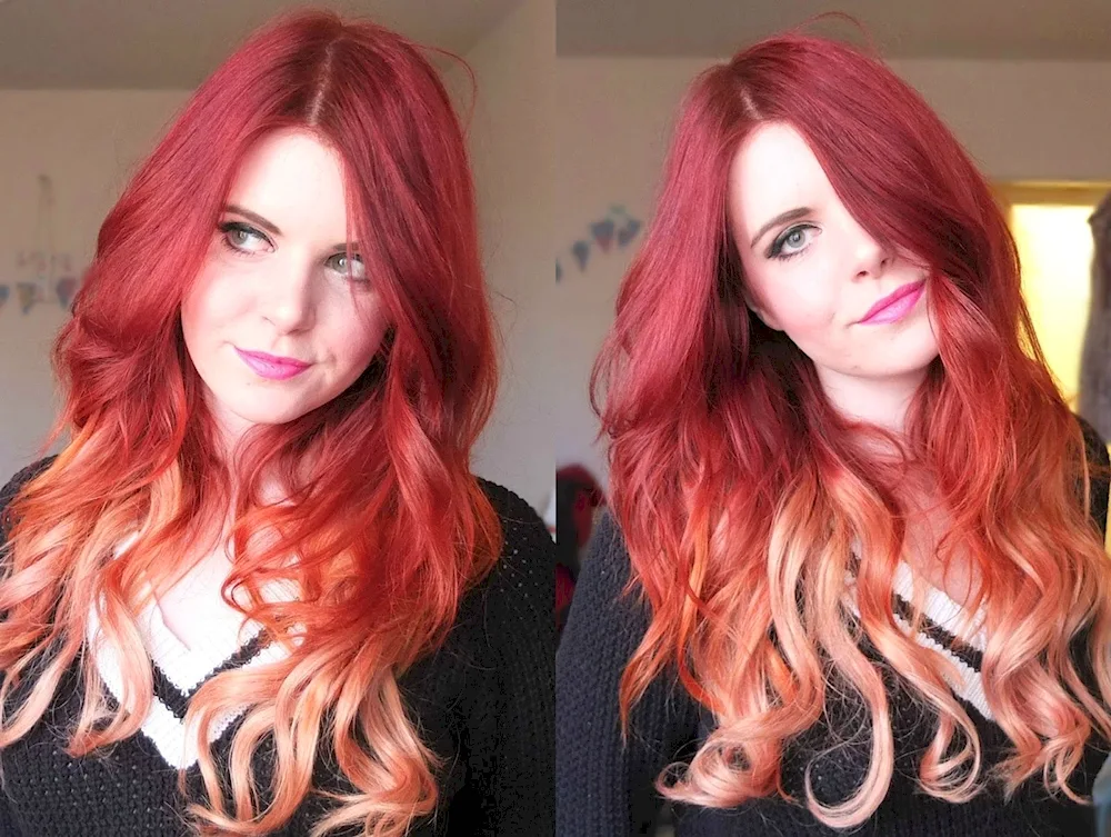 Balayage colouring